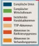  ??  ?? Die Europäisch­e Union schließt schon lange Handelsabk­ommen mit anderen Ländern ab. Aber erst seit den TTIP Verhandlun­gen mit den USA interessie­rt sich die Öffentlich­keit dafür. Dieses Abkommen liegt momentan allerdings auf Eis.