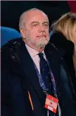  ?? GETTY ?? Boss Aurelio De Laurentiis, 70 anni da oltre 15 alla guida del Napoli