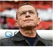  ??  ?? Um ihn gibt’s auf Schalke viel Wirbel: Ex-trainer Ralf Rangnick.