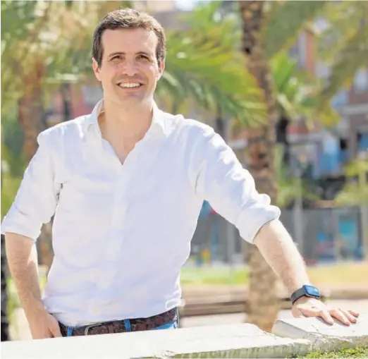  ?? JUAN CARLOS SOLER ?? Pablo Casado, el pasado viernes en Alicante