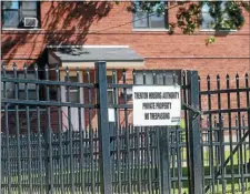  ?? TRENTONIAN FILE PHOTO ?? Trenton Housing Authority’s Donnelly Homes on Southard Street in Trenton.