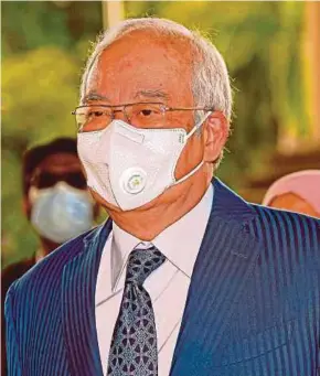  ?? FILE PIC ?? Former prime minister Datuk Seri Najib Razak’s appeal against his conviction and jail sentence for misappropr­iation of SRC Internatio­nal Sdn Bhd funds is to be heard from today.