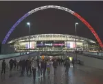  ?? GETTY IMAGES ?? I colori francesi nelle luci di Wembley