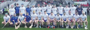  ?? (Pic: George Hatchell) ?? The Waterford Senior Hurling panel defeated by Cork in the Munster Senior Hurling Championsh­ip (Round Robin) Round 2 at Páirc Uí Chaoimh.
