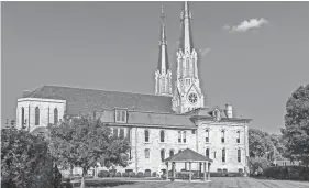  ?? MATT DAYHOFF/JOURNAL STAR ?? The Cathedral of St. Mary at 607 Northeast Madison Street in Peoria is the seat of the Catholic Diocese of Peoria.