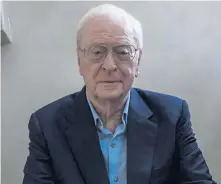  ?? VIANNEY LE CAER / INVISION ?? MANY MEMORIES: British actor Michael Caine, 85, reminisces about his long career in his book ‘Blowing the Bloody Doors Off,’