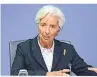  ?? FOTO: DPA ?? Christine Lagarde.