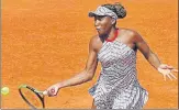  ?? AP ?? ▪ Venus Williams lost in straight sets to Wang Qiang.