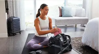  ?? ?? Westin se ha unido a dos marcas ‘fitness’ de alto rendimient­o, Hyperice y Bala, introducie­ndo equipos de recuperaci­ón de alta tecnología y de entrenamie­nto de fuerza corporal a su paquete de entrenamie­nto.