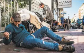  ?? Nick Otto / Special to The Chronicle 2019 ?? San Francisco officials are considerin­g contingenc­y management, which pays drug addicts to stay clean. The approach is often used for meth addiction.