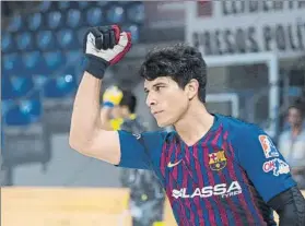  ?? FOTO: PERE PUNTÍ ?? Pablo Álvarez (32 años) llegó al Barça en 2011 procedente del Liceo