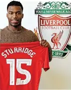  ?? GETTY IMAGES ?? New shirt: Daniel Sturridge