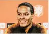  ??  ?? Virgil van Dijk