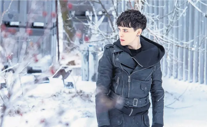  ?? REINER BAJO/SONY PICTURES ?? Claire Foy in a scene from “The Girl in the Spider’s Web.”