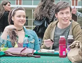  ?? Ben Rothstein 20th Century Fox ?? THE CENTRAL character (played by Nick Robinson) in “Love, Simon” is a typical kid with a passel of friends (like Katherine Langford’s Leah) — and a secret.