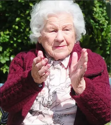  ??  ?? Kathleen Lynch pictured at the presentati­on of cheques to Age Action and the Irish Red Cross.