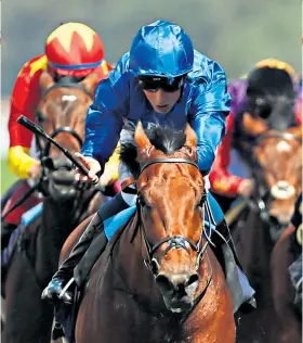  ??  ?? In form: William Buick and Old Persian combine to win the King Edward VII Stakes