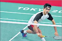  ?? GETTY IMAGES ?? The shuttler bagged the silver in the men’s singles SL4 category at the Paralympic­s.