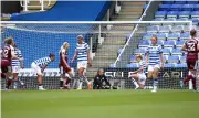  ?? ?? The Royals concede a second goal