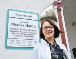  ??  ?? Dr. Monika Harms ist die Kurärztin von Borkum