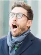  ??  ?? Eusebio Di Francesco, 46 anni