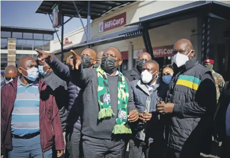  ?? AP ?? South African President Cyril Ramaphosa has said the country is already recovering from nationwide unrest