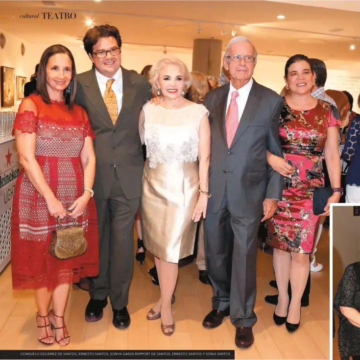  ??  ?? CONSUELO ESCÁMEZ DE SANTOS, ERNESTO SANTOS, SONYA GARZA RAPPORT DE SANTOS, ERNESTO SANTOS Y SONIA SANTOS