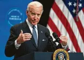  ?? Evan Vucci / Associated Press ?? On his first day in office, President Joe Biden recommitte­d the United States to the Paris accord.