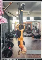  ??  ?? GYMCREDIBL­E Katie shares pictures of her tough workouts ahead of show
