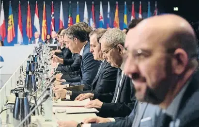  ?? ANTON BRINK HANSEN / EFE ?? Una imagen de la reunión del Consejo de Europa de Reikiavik