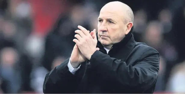  ?? Jan Kruger ?? Accrington Stanley manager John Coleman said his side has started to look like promotion contenders