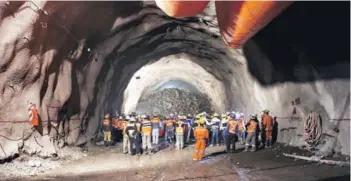  ?? FOTO CODELCO ?? Túnel subterráne­o en la División Chuquicama­ta.