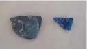  ?? ?? Decorated glass bowl fragments, 8th or 9th century CE.