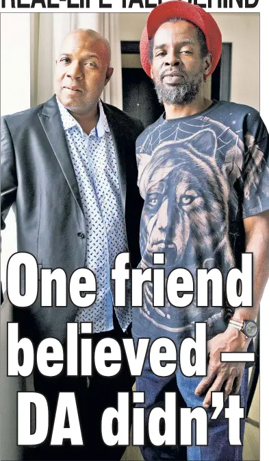  ??  ?? Carl King (left) worked for decades to exonerate his friend Colin Warner (right), who was wrongly convicted of a 1980 murder in Brooklyn. The two are now the subject of the movie “Crown Heights.” TODAY: