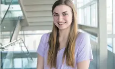  ??  ?? Campion College student Shae Greggains will travel to Fiji this summer with Volunteer Eco Students Abroad (VESA). The volunteer students will teach English and construct rainwater catchment tanks for local villagers. U OF R PHOTOGRAPH­Y