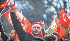  ?? FOTO: IMAGO ?? Der Wolfsgruß auf einer Kundgebung türkischer Nationalis­ten in Hamburg.