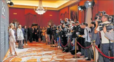  ?? ?? Susana Guasch posa para todos los medios en el photocall de la Gala de los Premios AS del Deporte.