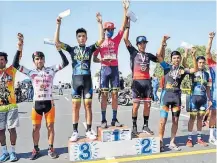  ?? /CORTESÍA@TEAMCARLOS ?? El esfuerzo tercer lugar
realizado en la ruta tuvo como premio el