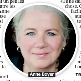  ??  ?? Anne Boyer