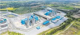  ??  ?? Gulf Energy Developmen­t’s 1600MW gas-fired power plant in Nong Saeng district, Saraburi province.