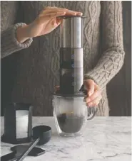  ??  ?? AeroPress Coffee and Espresso Maker