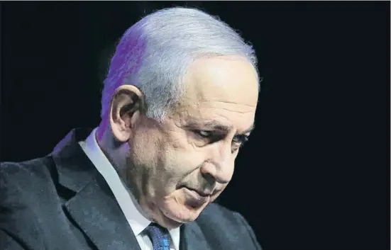  ?? ARIEL SCHALIT / AP ?? Benjamin Netanyahu ha estat dotze anys al capdavant de l’executiu israelià, més que cap altre primer ministre