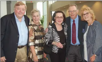  ??  ?? Larry Walton with his wife, Brenda Scisson; Susie and Cleve Jones; and Betsy Dietz