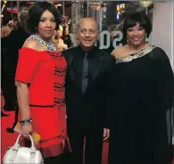  ??  ?? Anant Singh is flanked by Zenani and Zindzi Mandela at the premiere of
on December 5, 2013. Right, Internatio­nal Olympic Committee president Thomas Bach inducts him as an IOC member. Below right, Gycina Singh, Anant, his wife Vanashree and son Kigan....