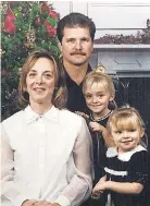  ??  ?? Air Force Tech. Sgt. John Chapman and his family in Windsor Locks, Conn. FAMILY PHOTO VIA AP