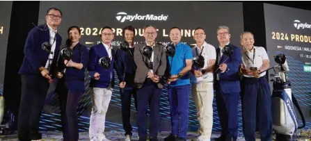  ?? ?? TaylorMade’s Qi10 family made its presence known in Southeast Asia during the 2024 TaylorMade Product Launch for Malaysia, Singapore, and Indonesia at Sedayu Indo Golf, Jakarta.