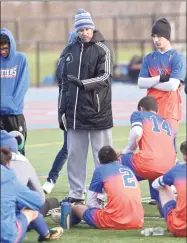  ?? H John Voorhees III / Hearst Connecticu­t Media ?? Danbury coach Antony Howard says coaches and players are frustrated: “I feel terrible for the kids. This year there’s no real FCIAC tournament and no state tournament. The results are pretty much irrelevant. The kids just want to play and the coaches just want to coach.”