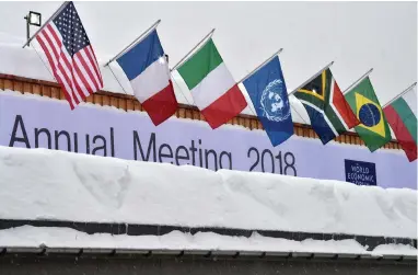  ?? PICTURE: GCIS ?? GLOBAL ECONOMY: Deputy President Cyril Ramaphosa is leading the South African delegation at the World Economic Forum in Davos.