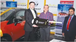  ??  ?? Three Renault Captur crossover vehicles have been allocated to be won by lucky customers.