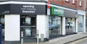  ??  ?? Substantia­l investment and adaptation­s to its frontline services has given Swansea Building Society customers more choice about how they access their accounts.